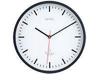 St. Leonhard Analoge Wand-Bahnhofsuhr mit schleichendem Quarz-Uhrwerk, Ø 22,5 cm; Funkuhrwerke Funkuhrwerke Funkuhrwerke Funkuhrwerke 