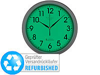 St. Leonhard Funk-Wanduhr mit automatischer Zifferblatt-Beleuchtung (refurbished); Bahnhofsuhren 
